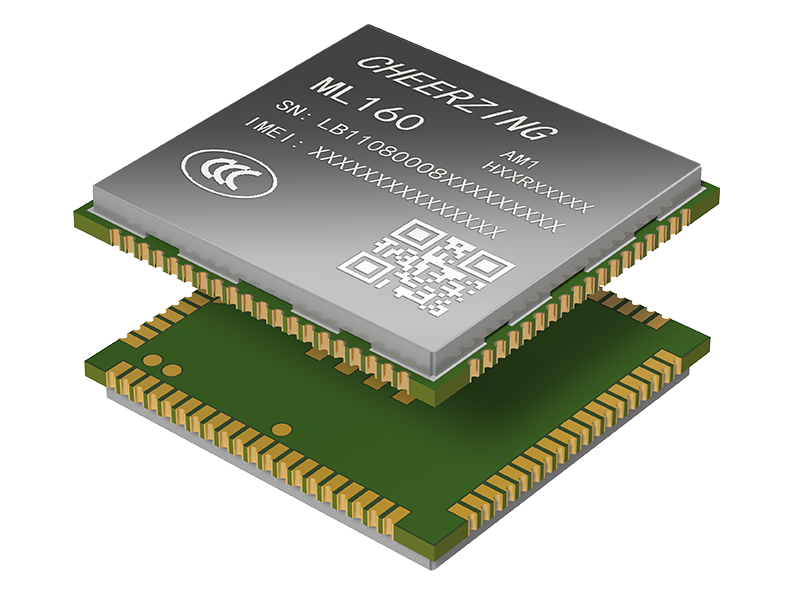 ML160 小型化 LTE Cat.1/LCC+LGA/多种通信协议/丰富的扩展接口